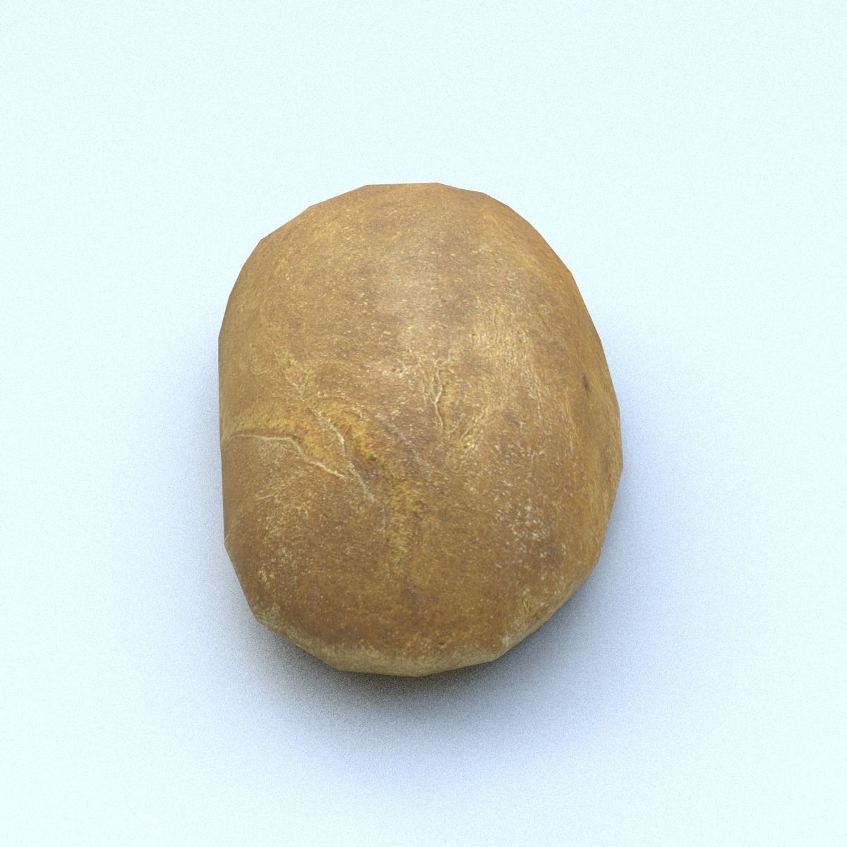 Bread Low Poly potato Low-poly 3D model_15
