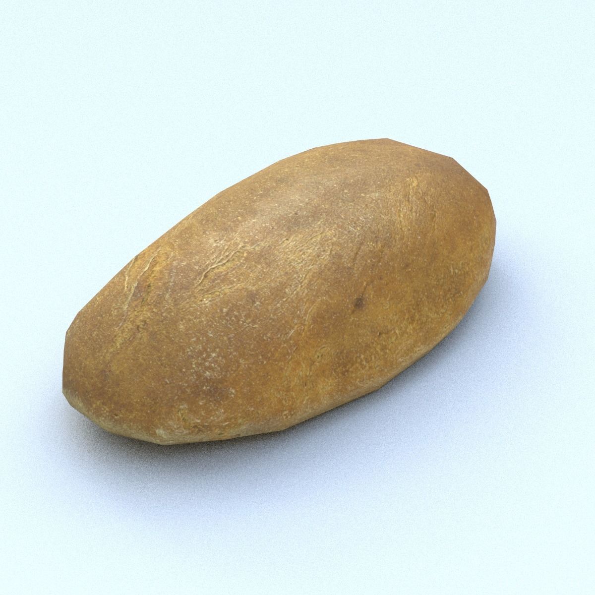 Bread Low Poly potato Low-poly 3D model_13