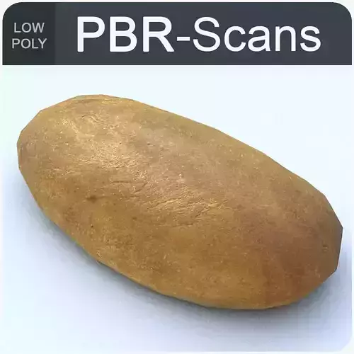 Bread Low Poly potato