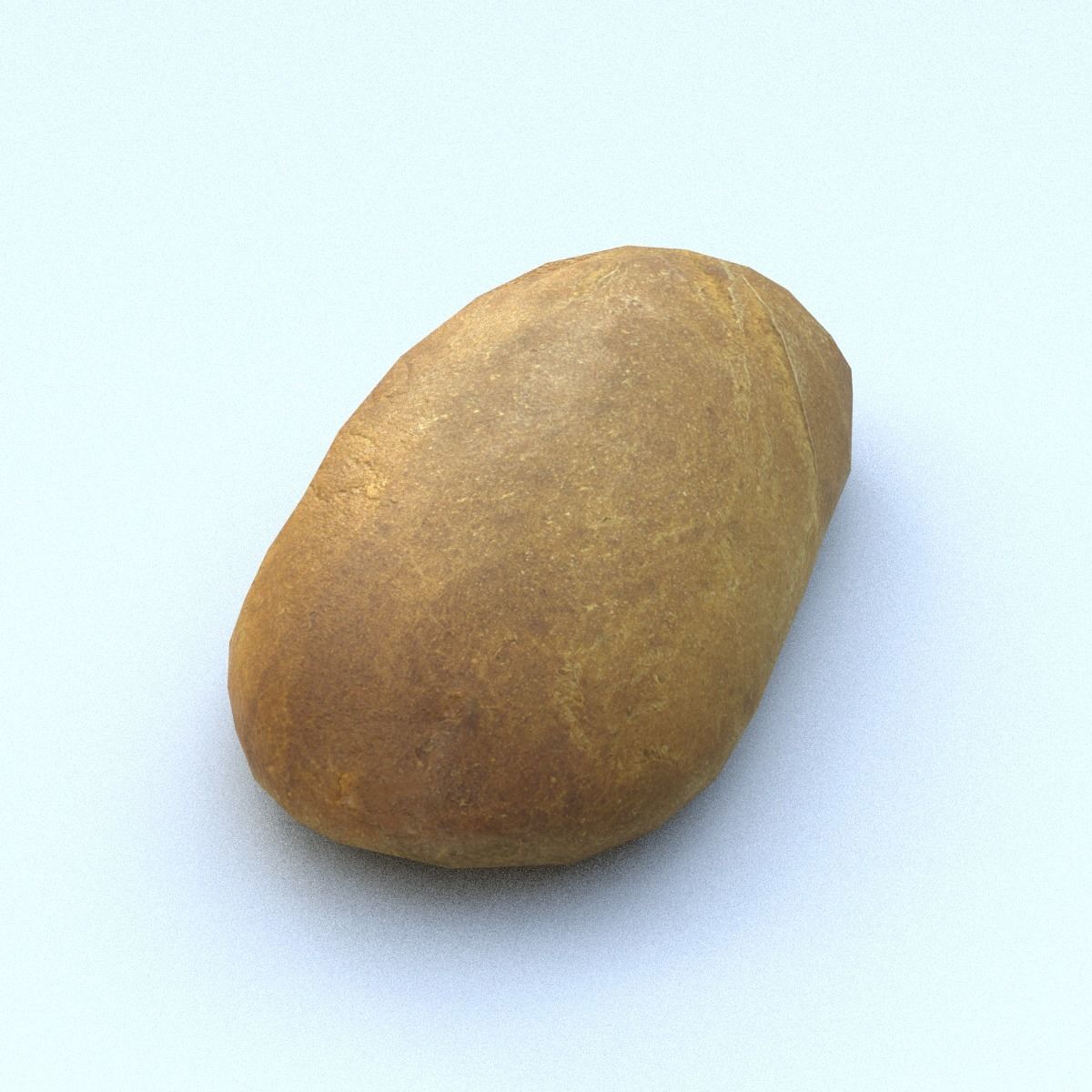 Bread Low Poly potato Low-poly 3D model_8