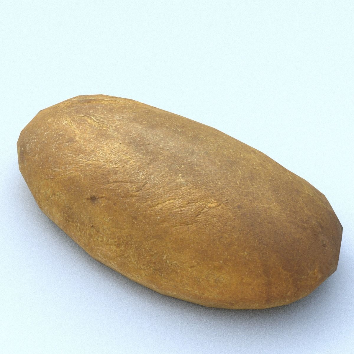 Bread Low Poly potato Low-poly 3D model_2