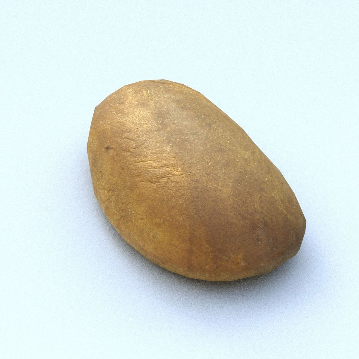 Bread Low Poly potato Low-poly 3D model_10
