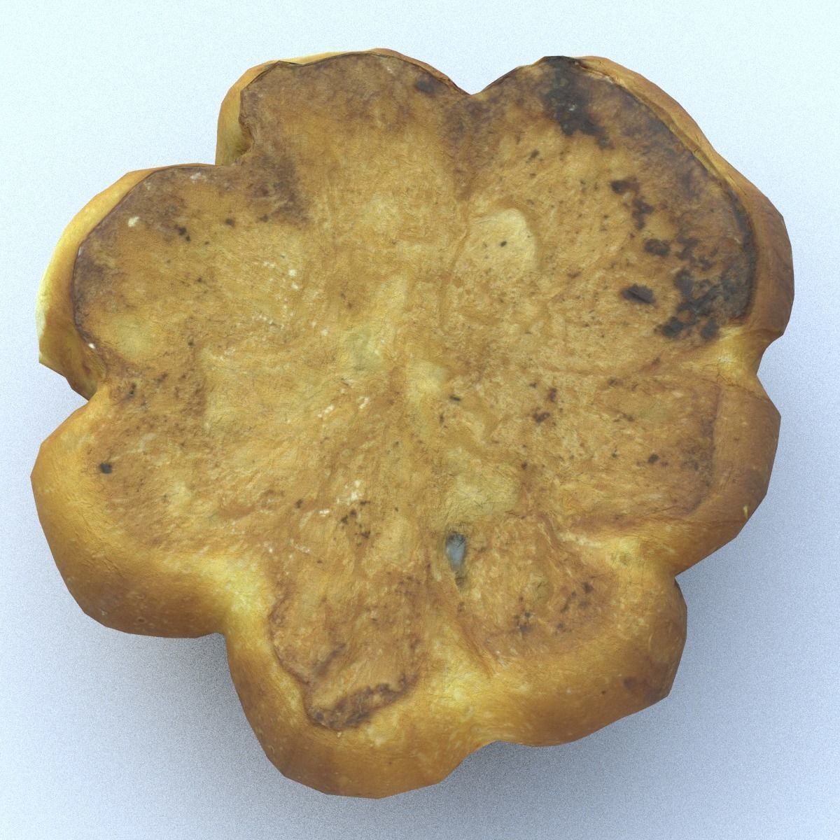 Bread Roll Low Poly Low-poly 3D model_2