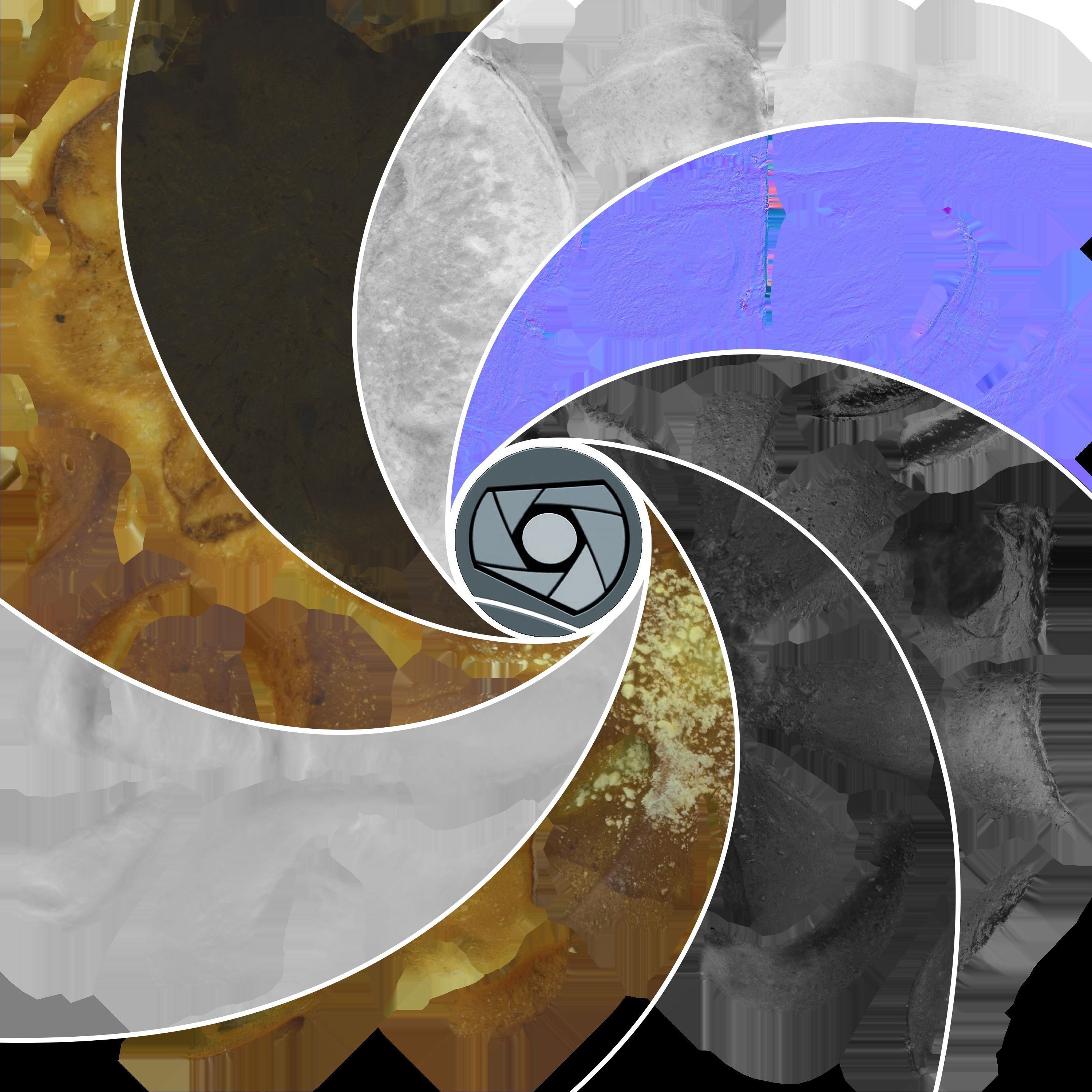 Bread Roll Low Poly Low-poly 3D model_6