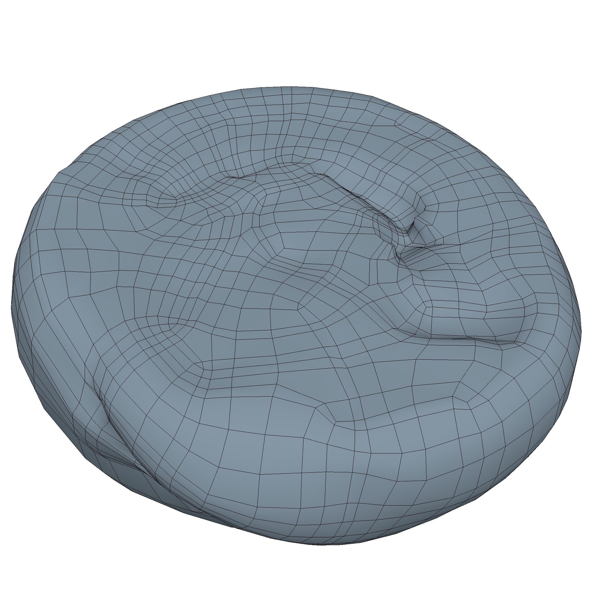 Cinnamon Roll Low Poly Low-poly 3D model_4