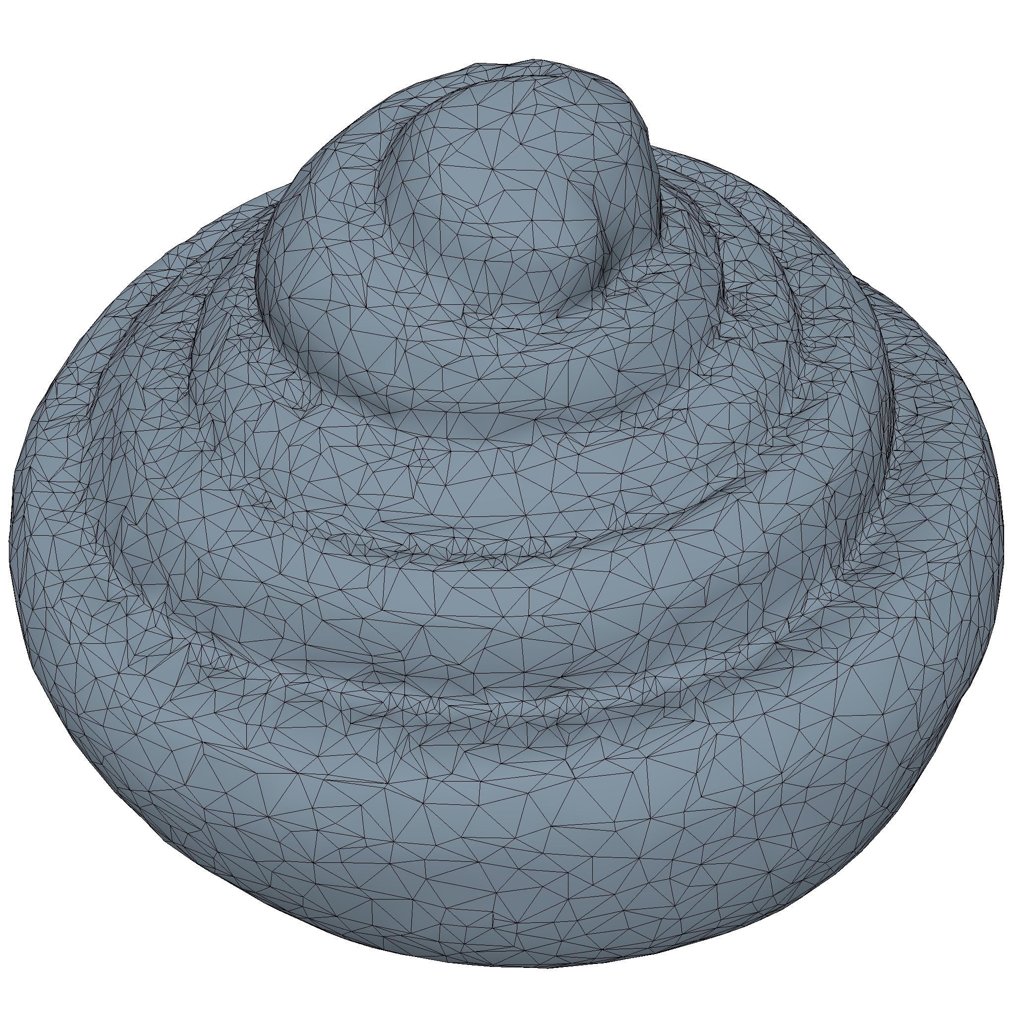 Cinnamon Roll High Poly 3D model_3