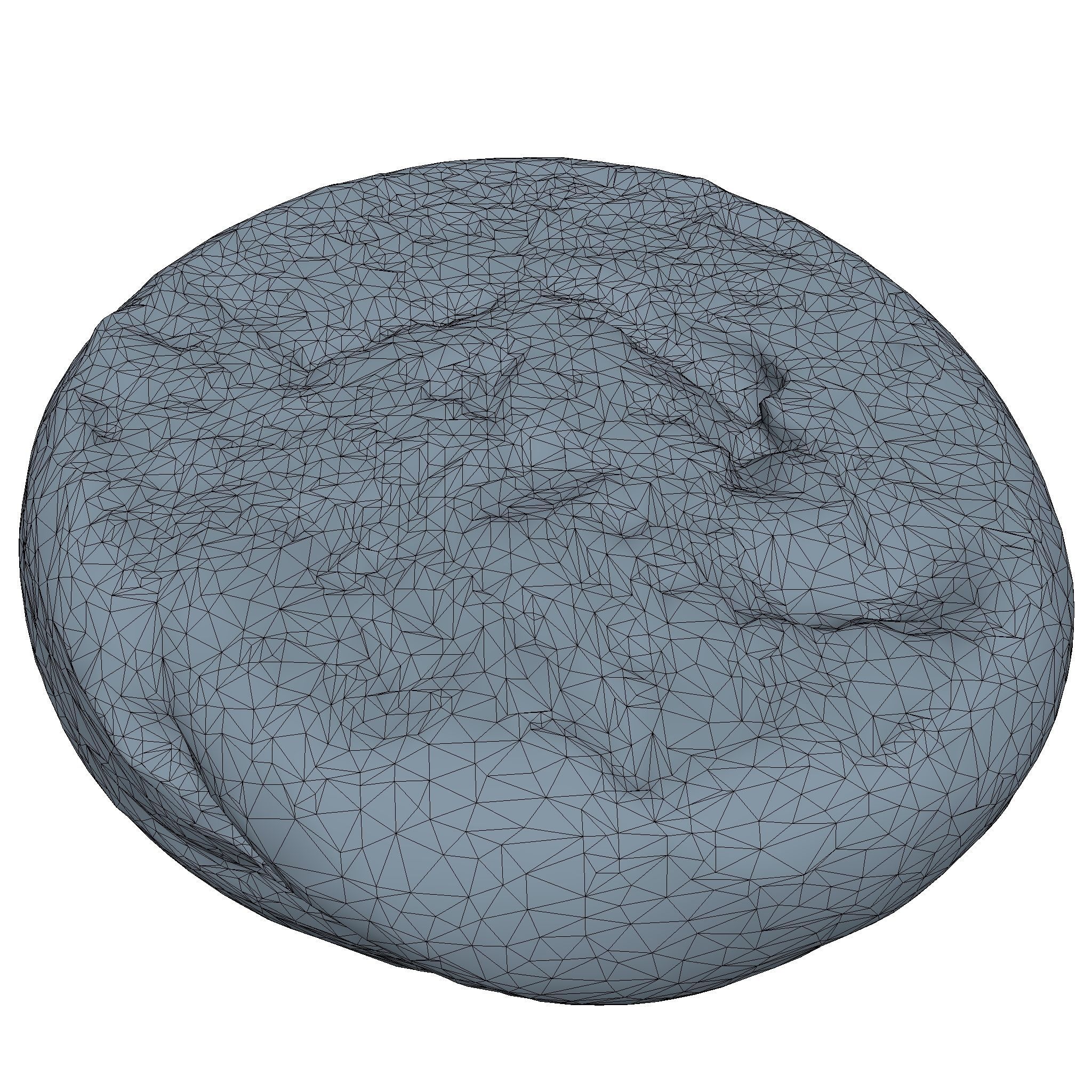 Cinnamon Roll High Poly 3D model_4