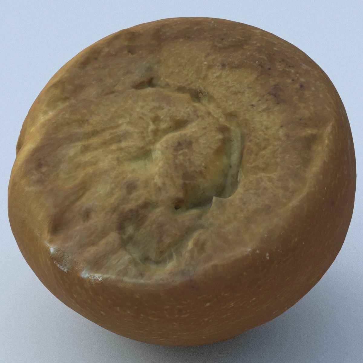 Cinnamon Roll High Poly 3D model_1