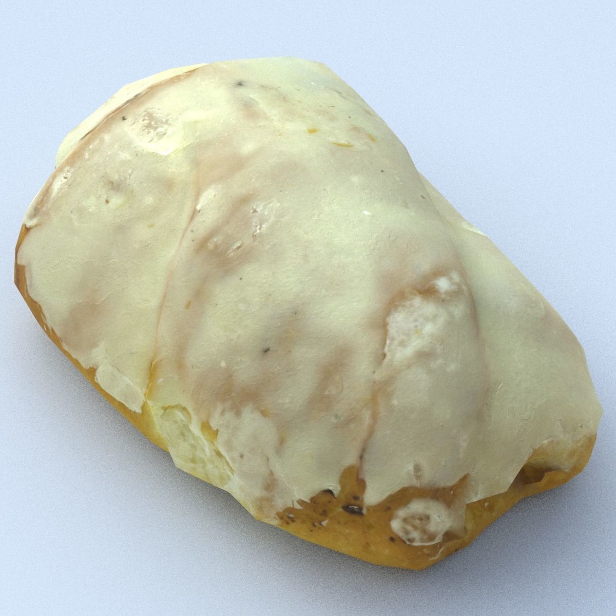 Sweet Roll Low Poly Low-poly 3D model_1