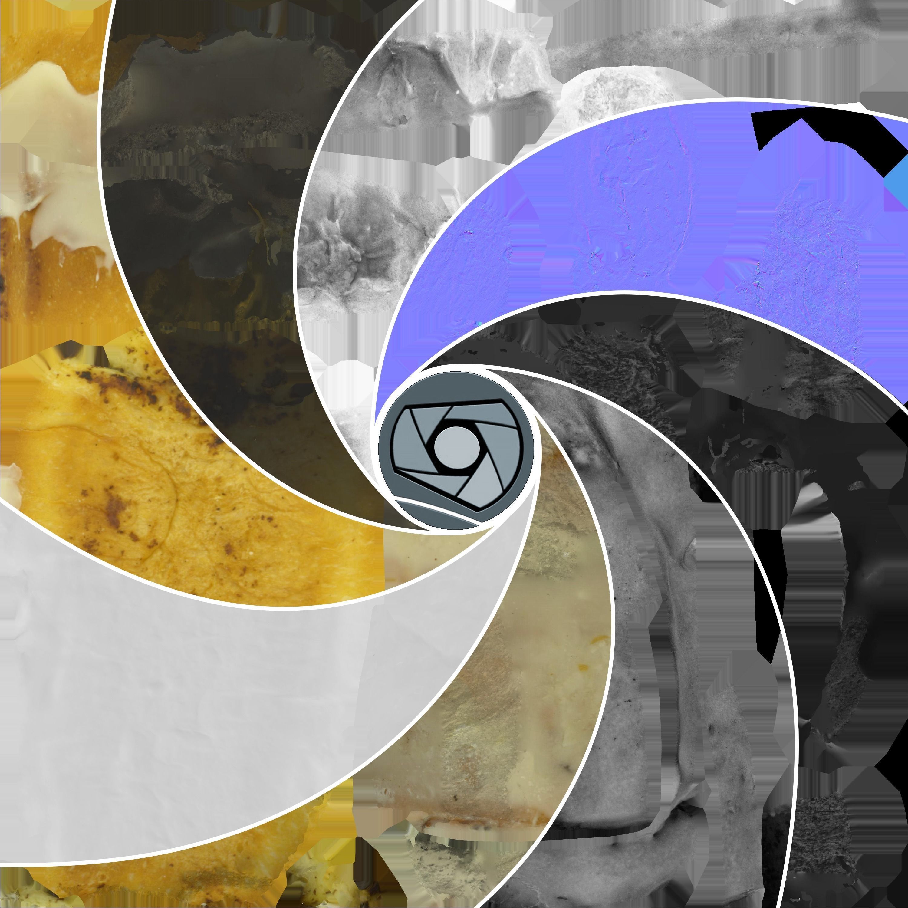 Sweet Roll Low Poly Low-poly 3D model_6