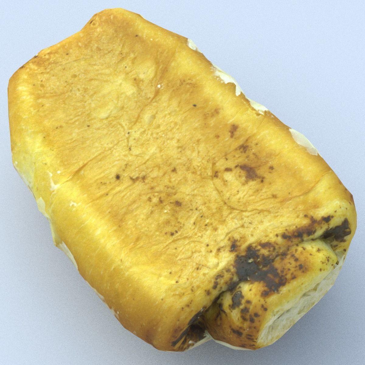 Sweet Roll Low Poly Low-poly 3D model_3