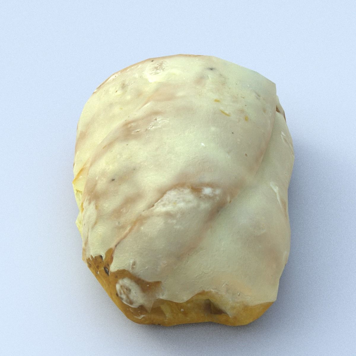 Sweet Roll Low Poly Low-poly 3D model_10
