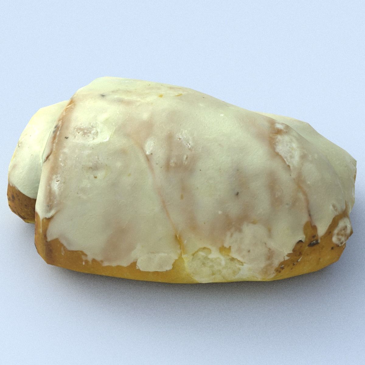 Sweet Roll Low Poly Low-poly 3D model_8