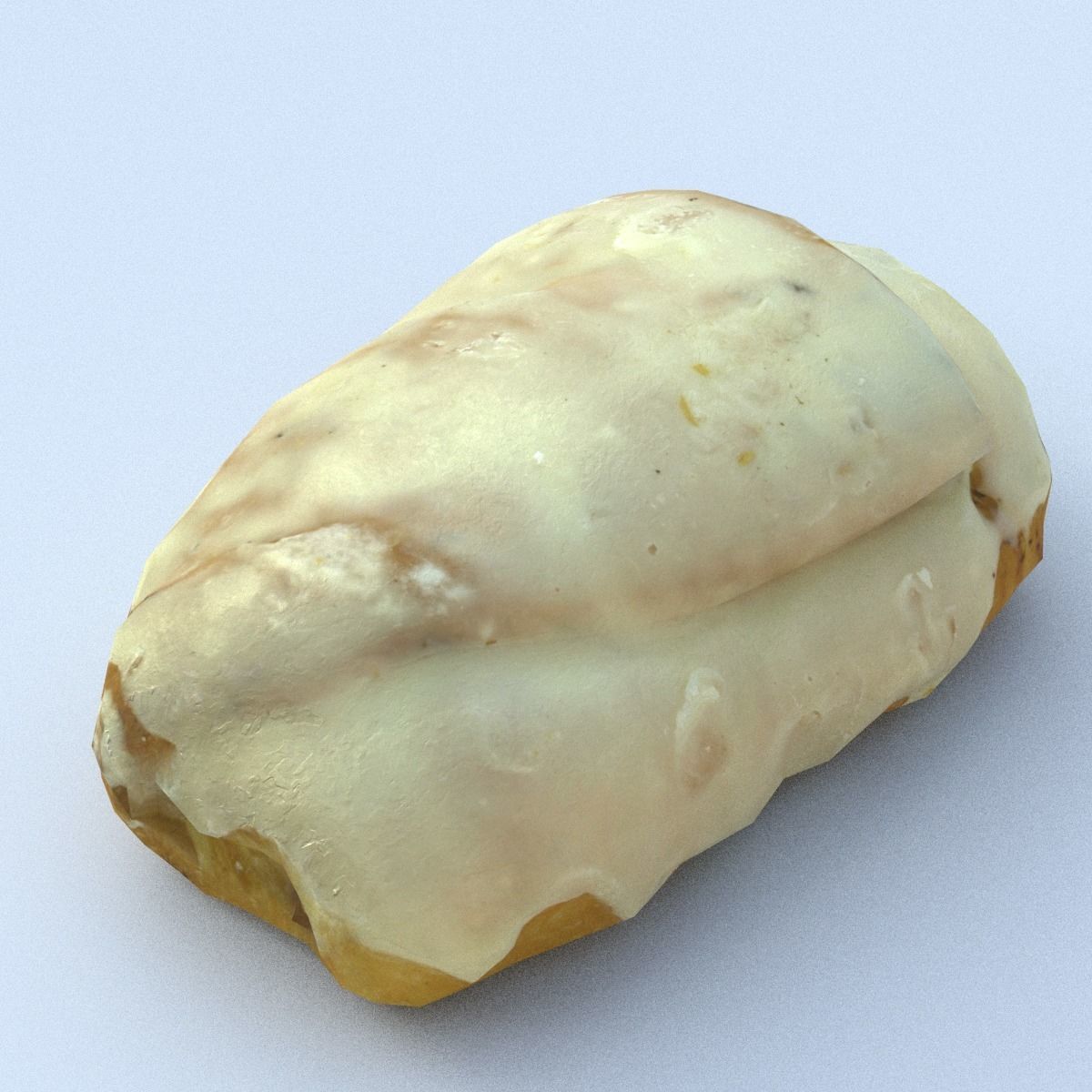 Sweet Roll Low Poly Low-poly 3D model_14