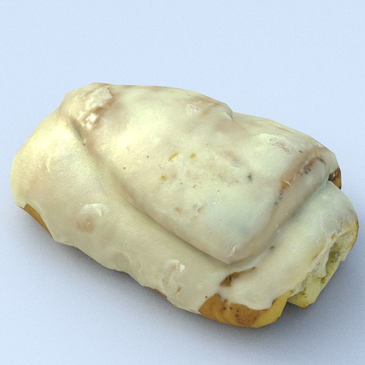 Sweet Roll Low Poly Low-poly 3D model_13