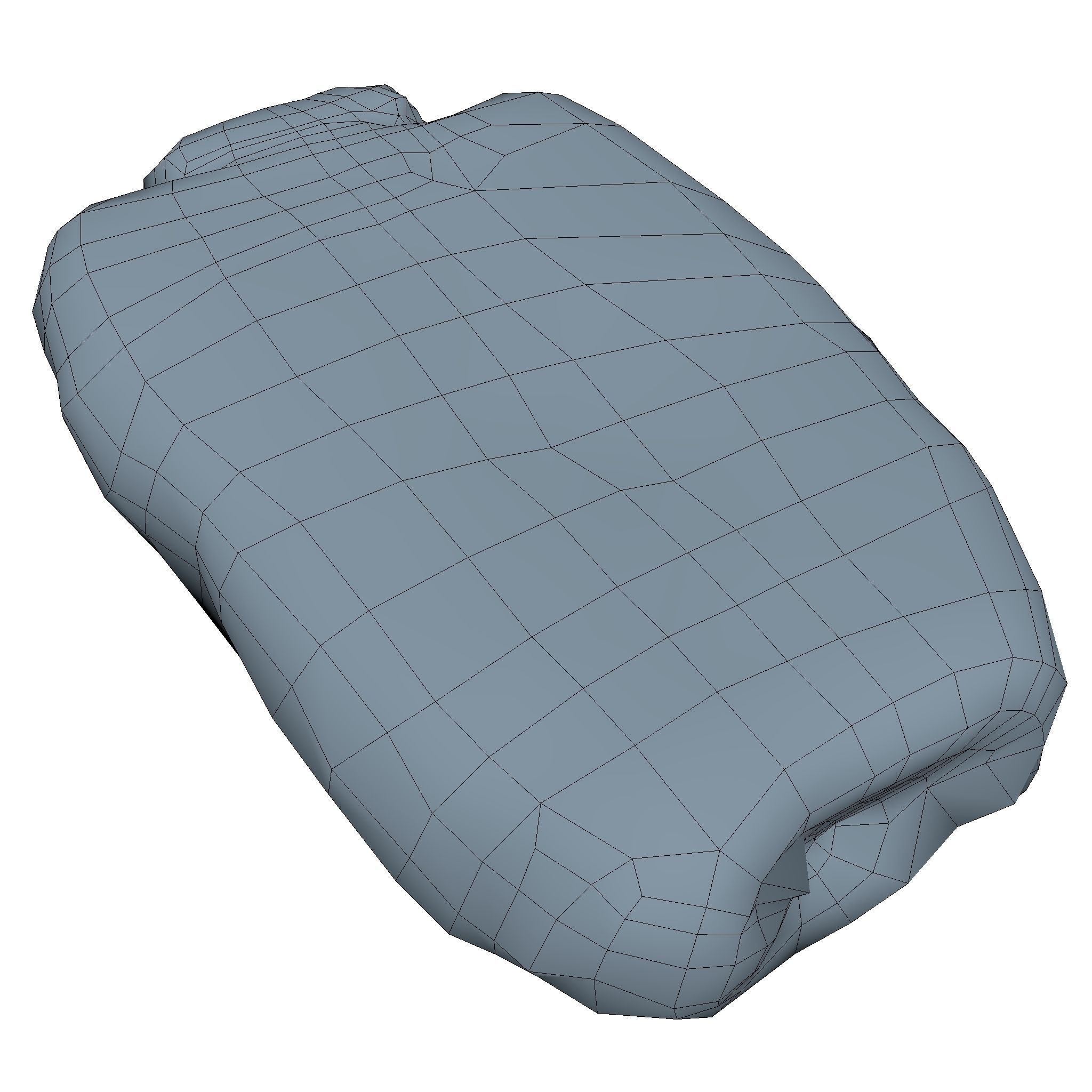 Sweet Roll Low Poly Low-poly 3D model_5