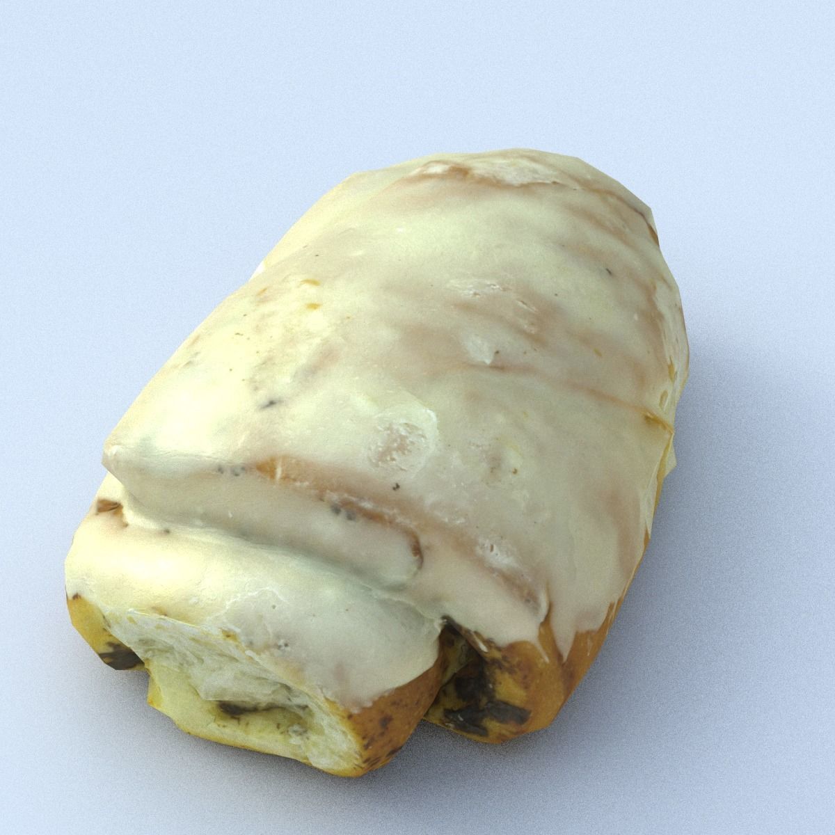 Sweet Roll Low Poly Low-poly 3D model_7