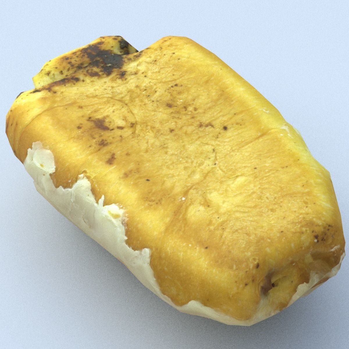 Sweet Roll Low Poly Low-poly 3D model_2