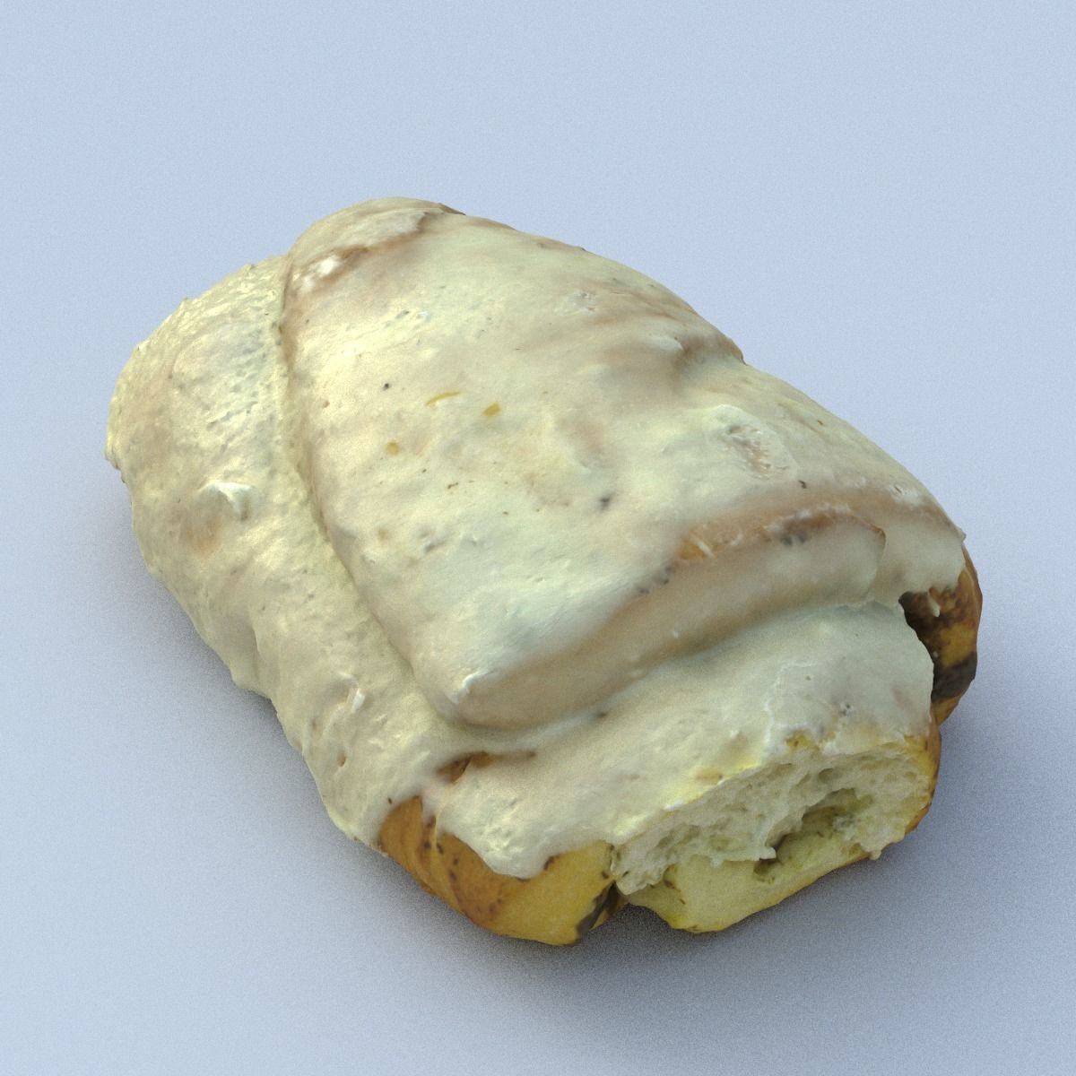 Sweet Roll High Poly 3D model_14