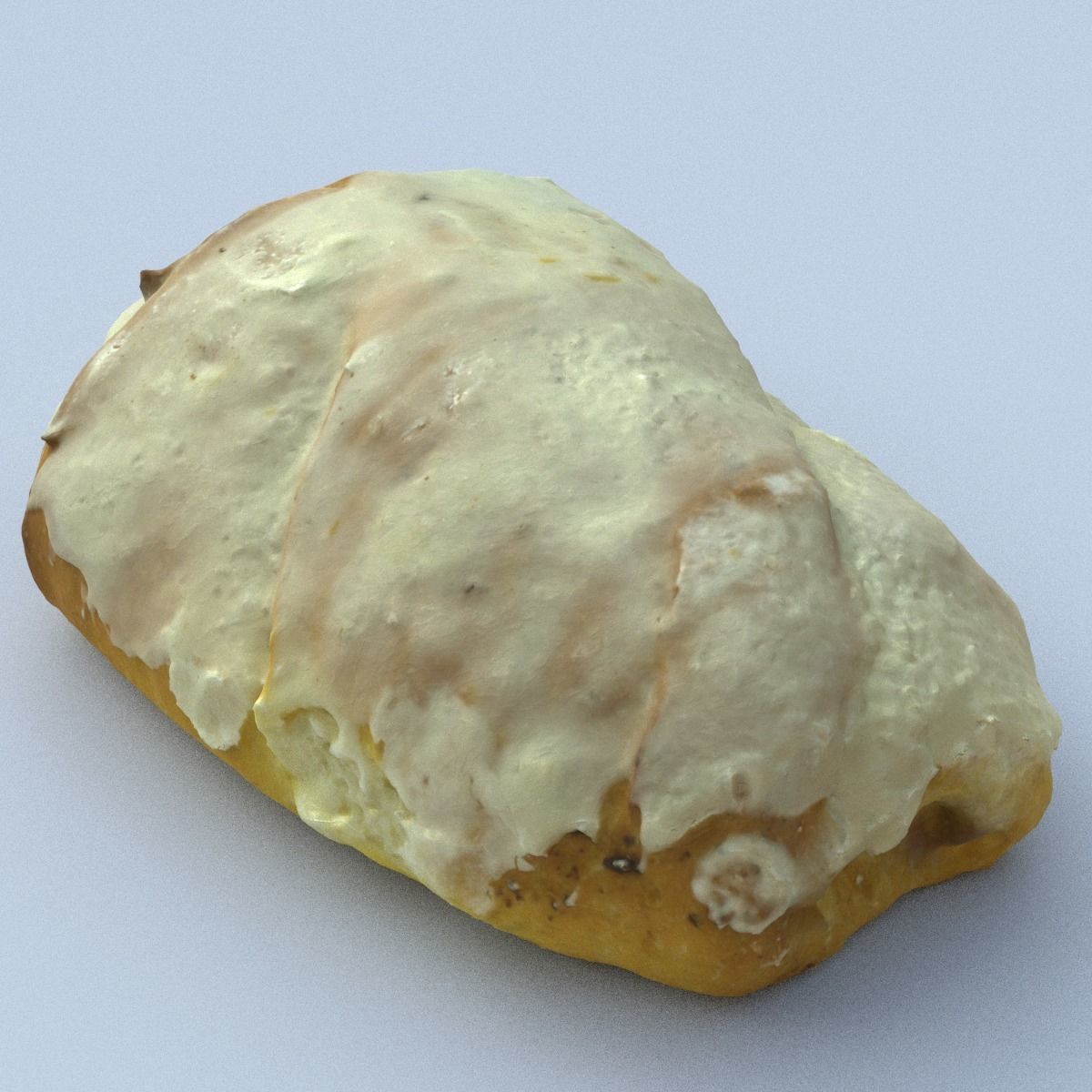 Sweet Roll High Poly 3D model_1