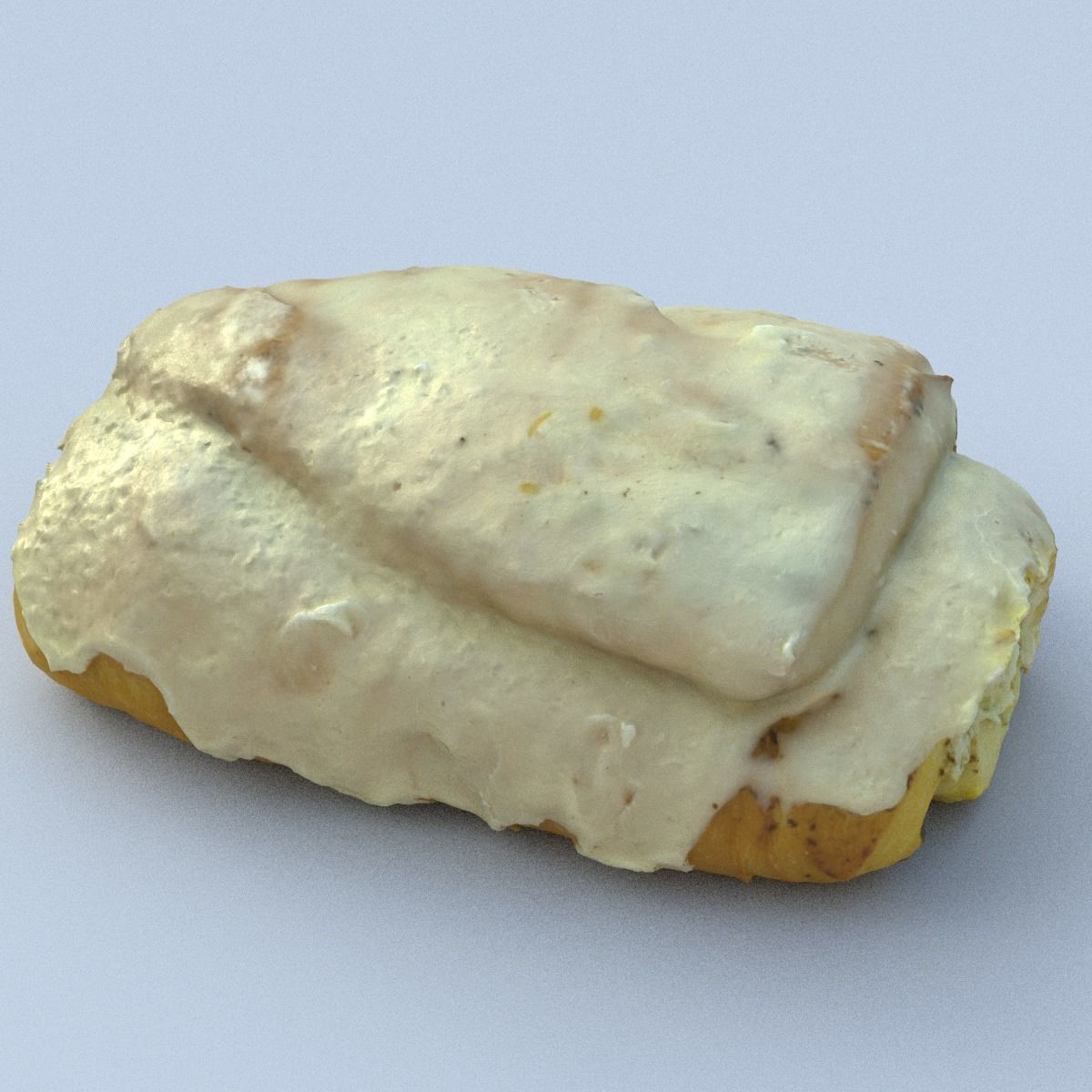 Sweet Roll High Poly 3D model_12