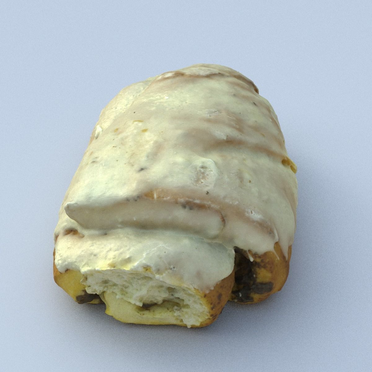 Sweet Roll High Poly 3D model_11