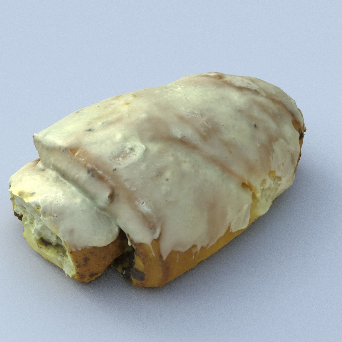 Sweet Roll High Poly 3D model_9