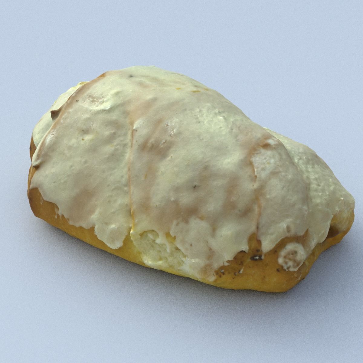 Sweet Roll High Poly 3D model_6