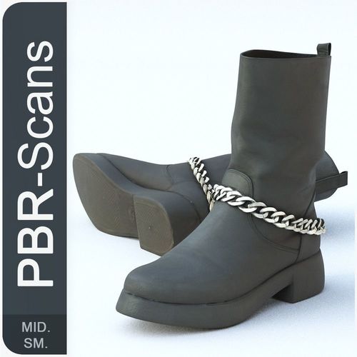 Boot Middle SM 3D model