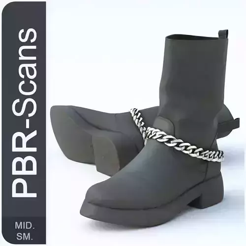 Boot Middle SM 3D model