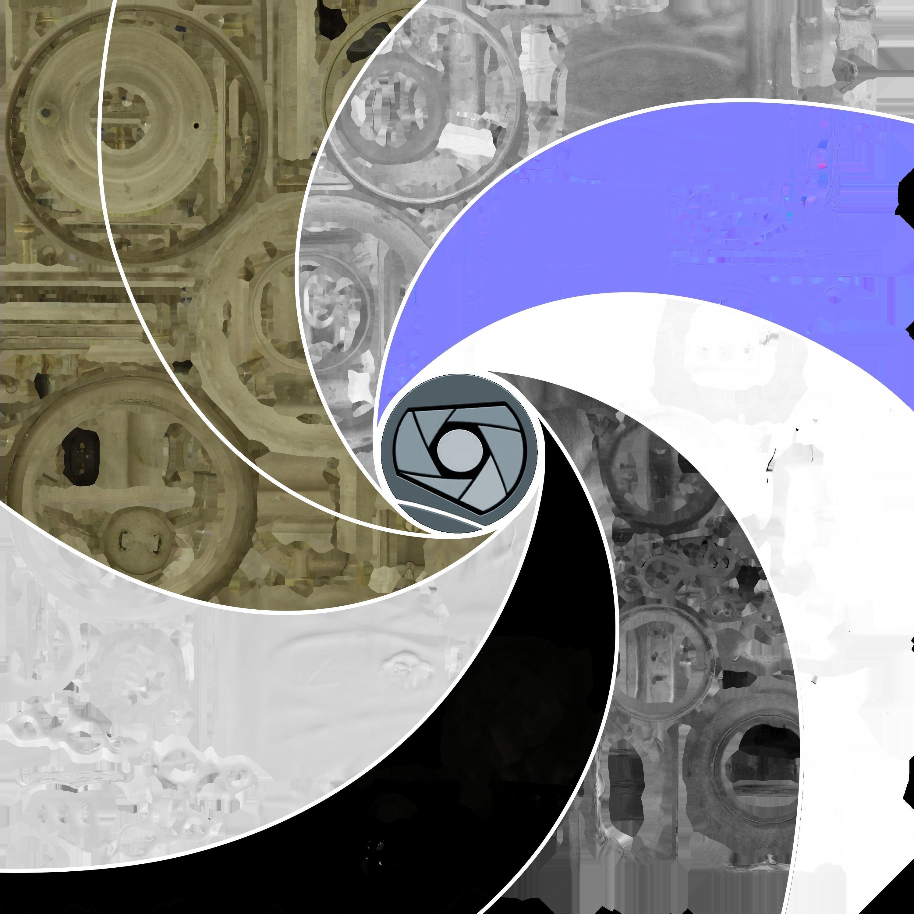 Samovar Low Poly old russian coffee pot Low-poly 3D model_6