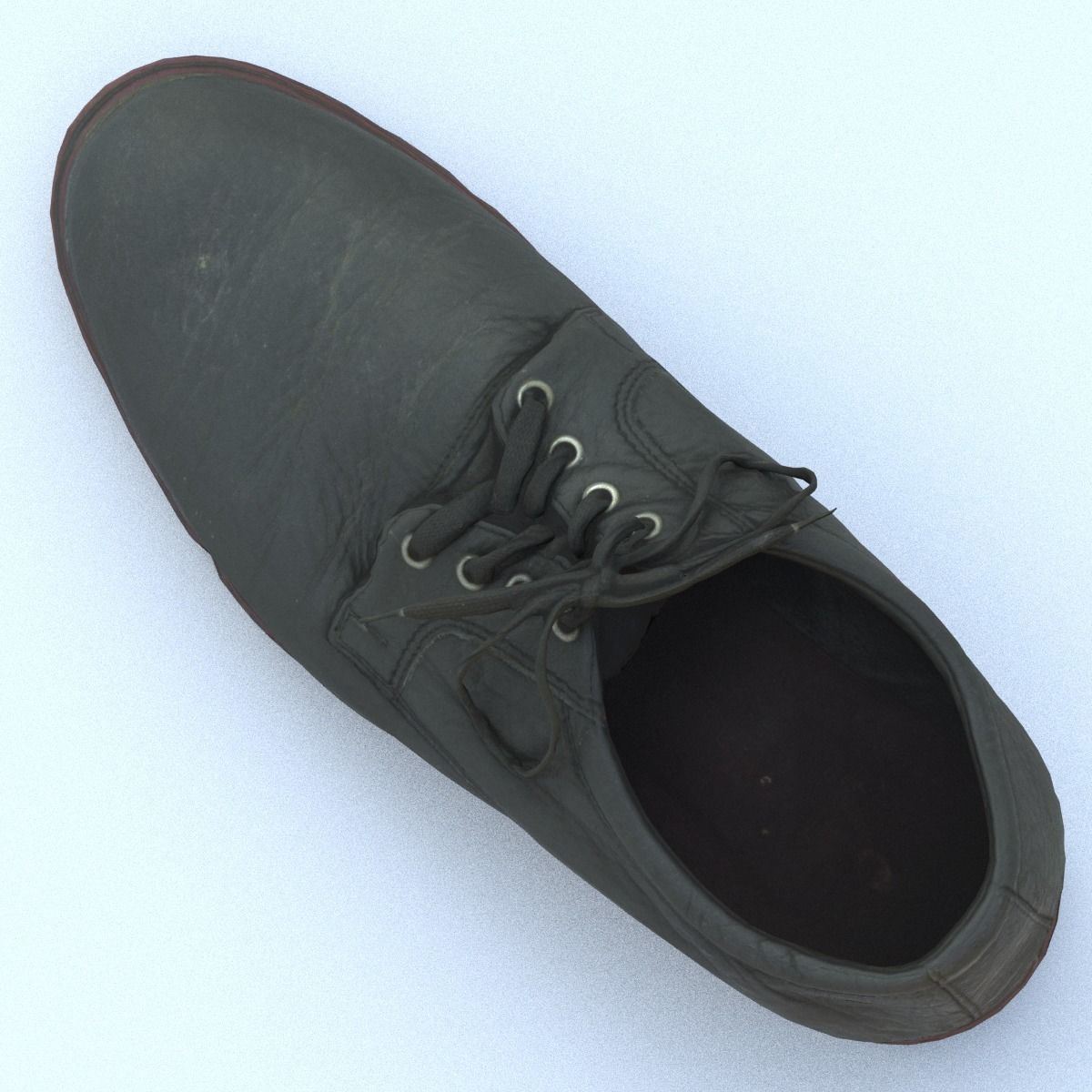 Shoe Middle Poly 3D model_1