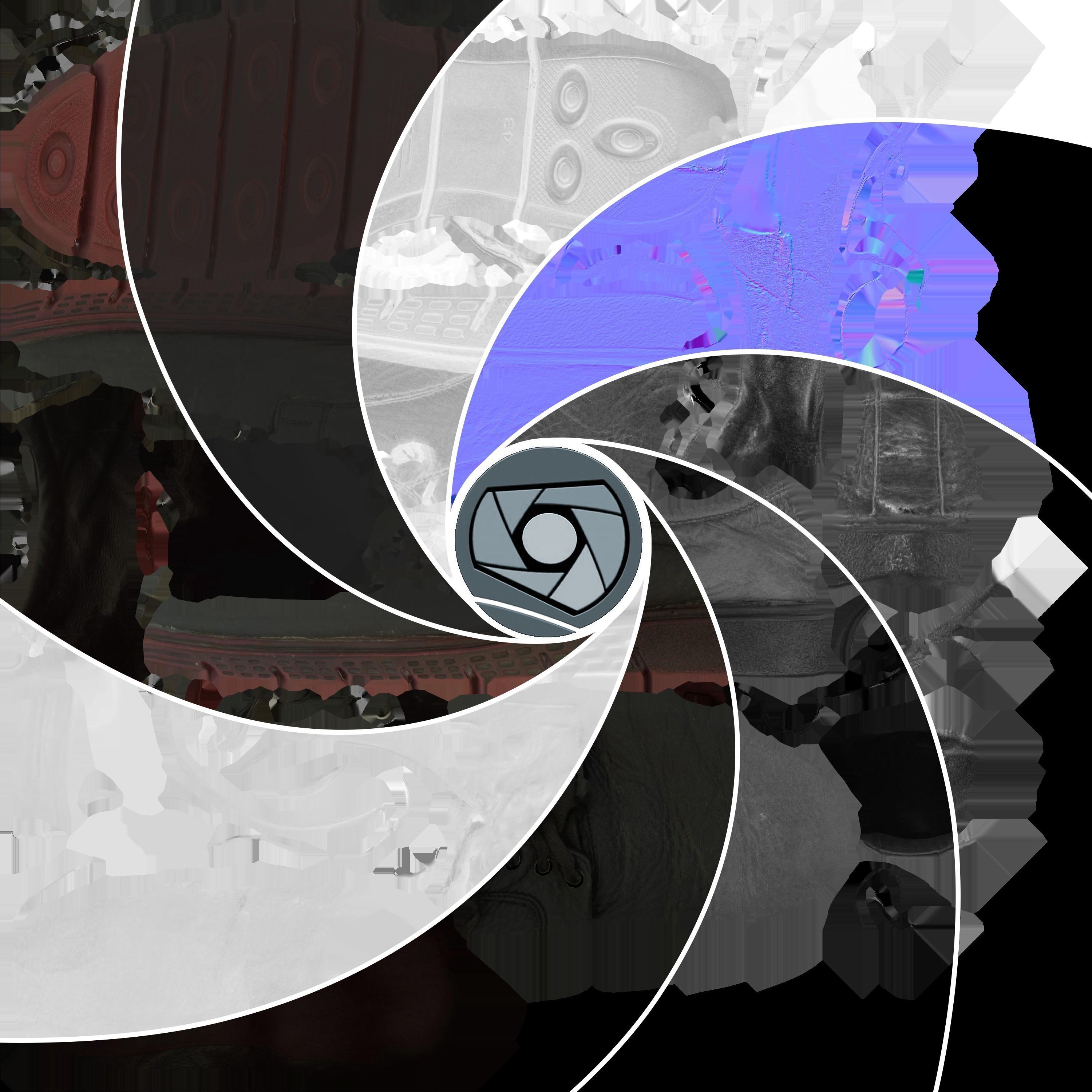 Shoe Middle Poly 3D model_8