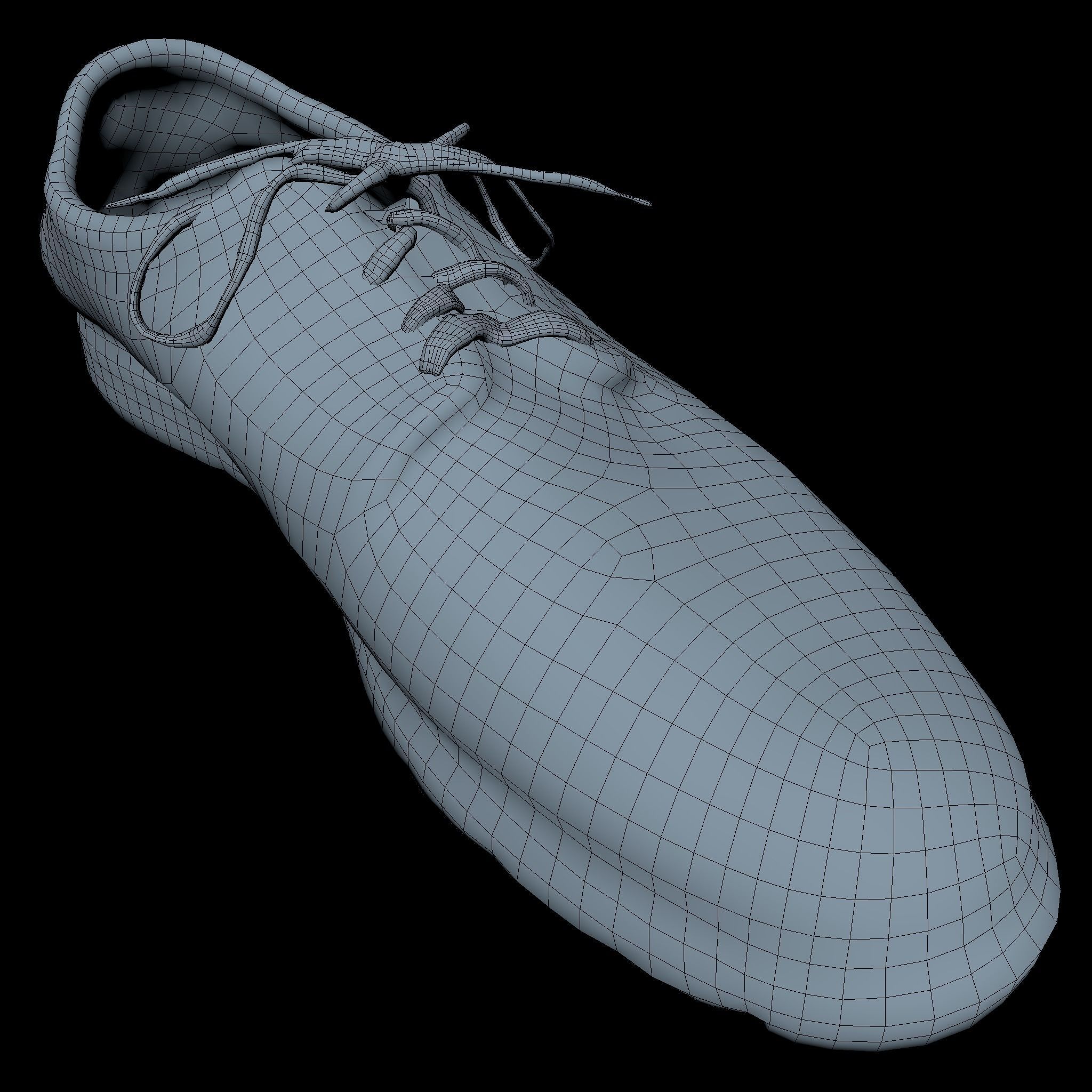 Shoe Middle Poly 3D model_6
