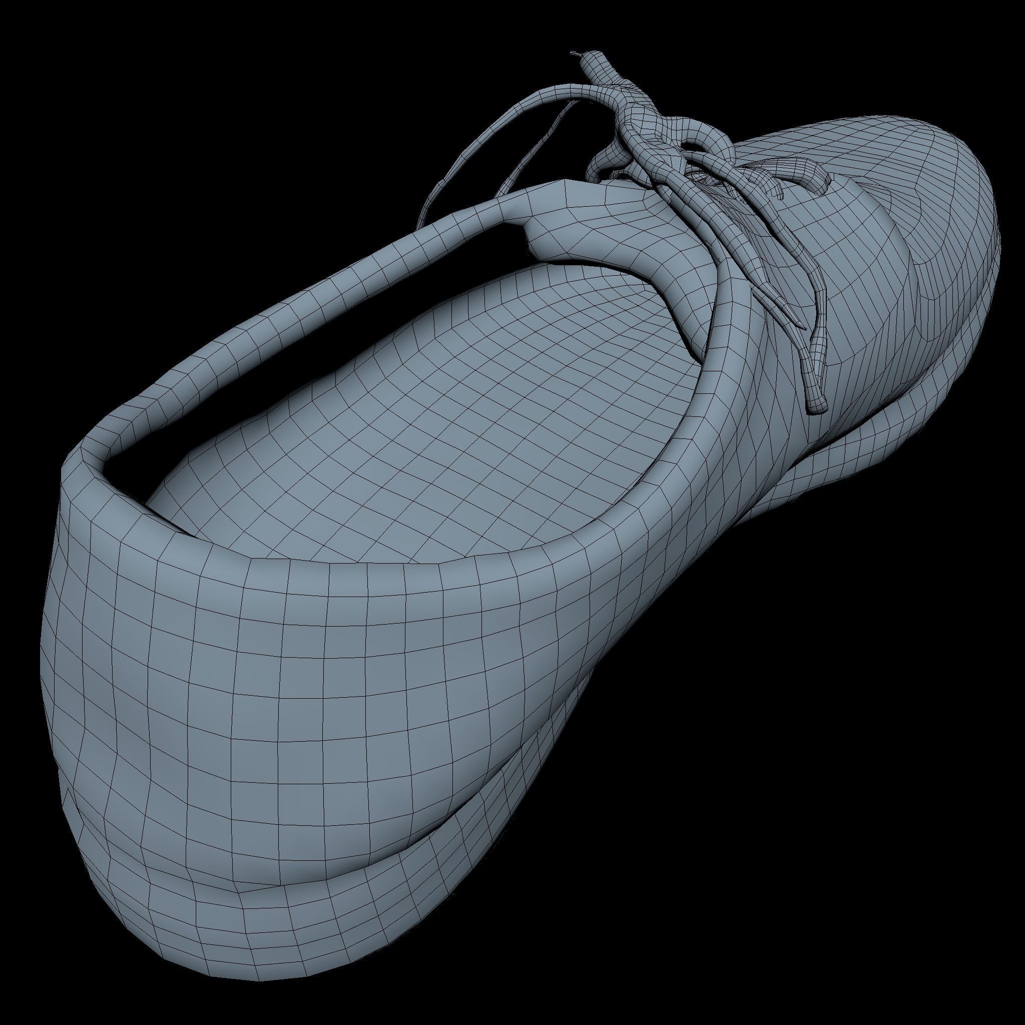 Shoe Middle Poly 3D model_7