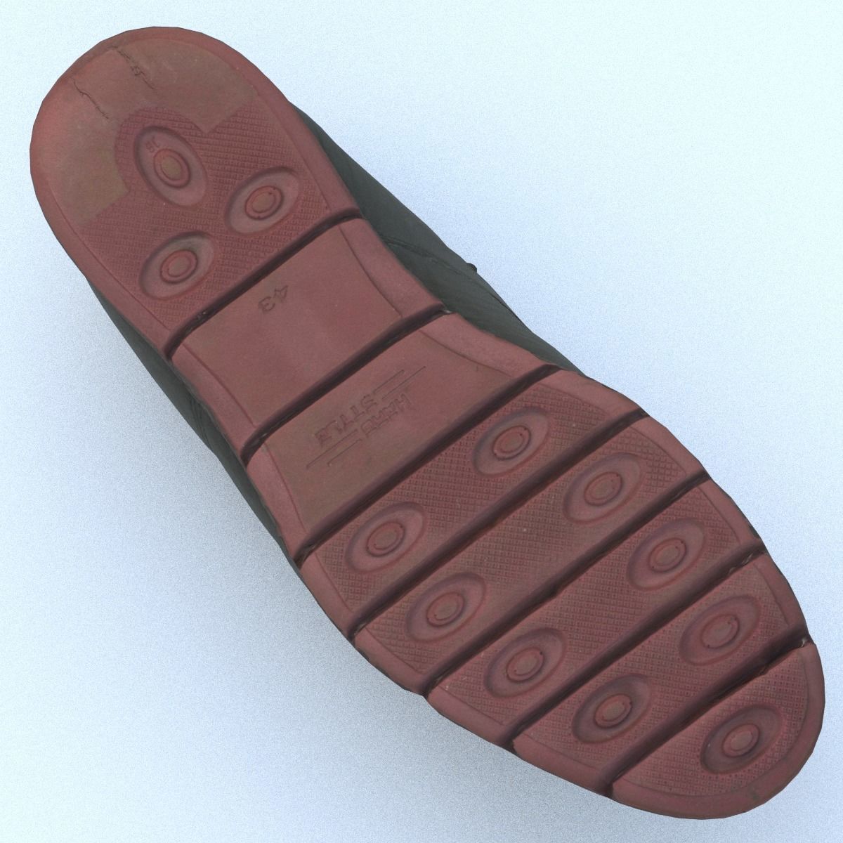 Shoe Middle Poly 3D model_3