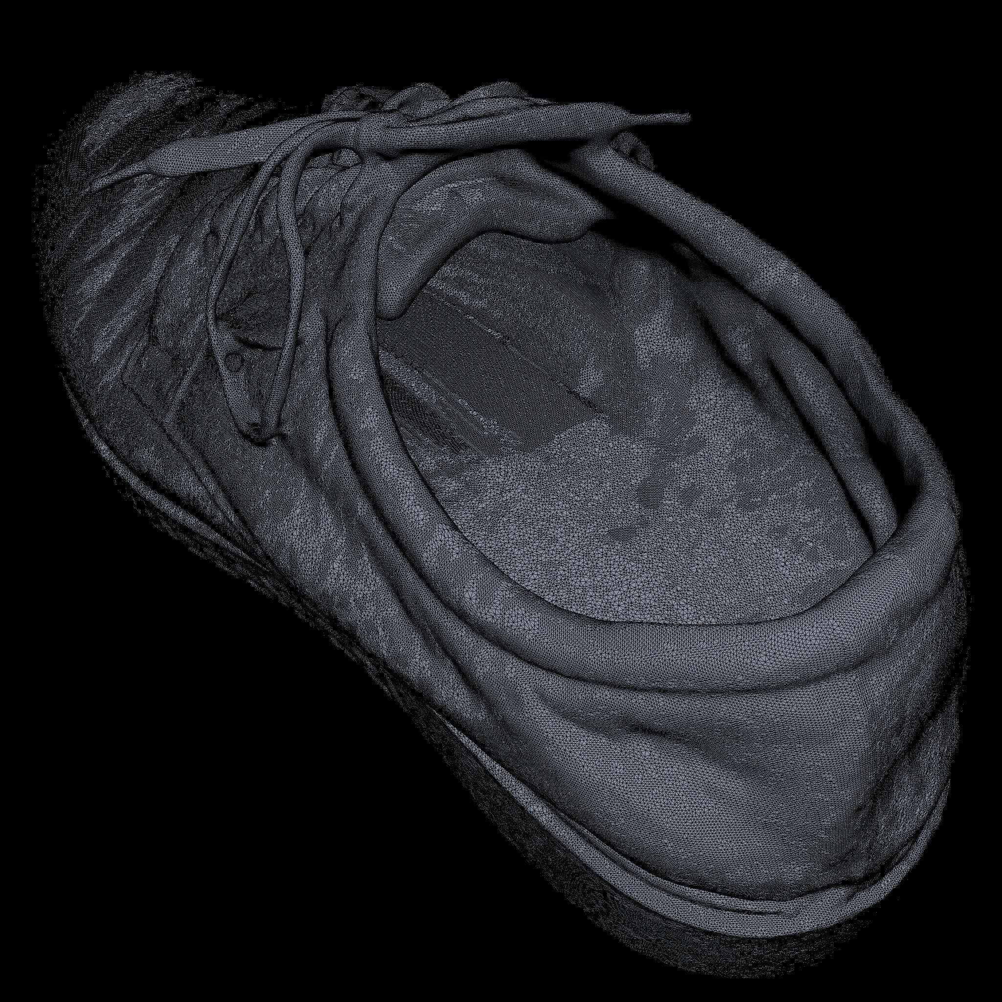 Shoe High Poly shoes 3D model_7