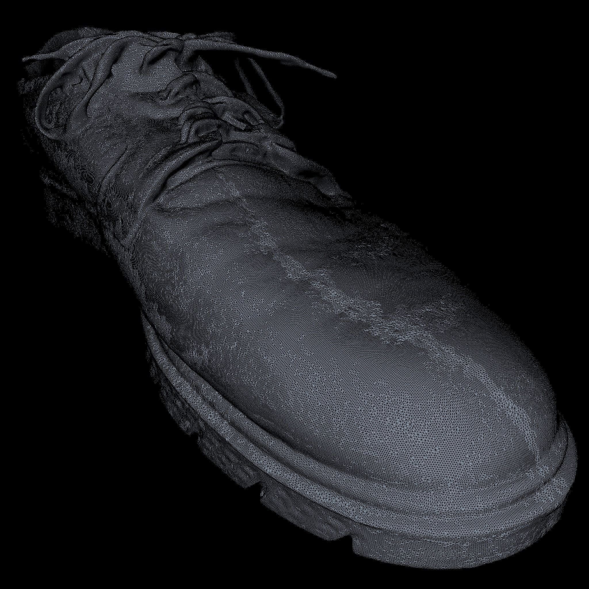 Shoe High Poly shoes 3D model_6