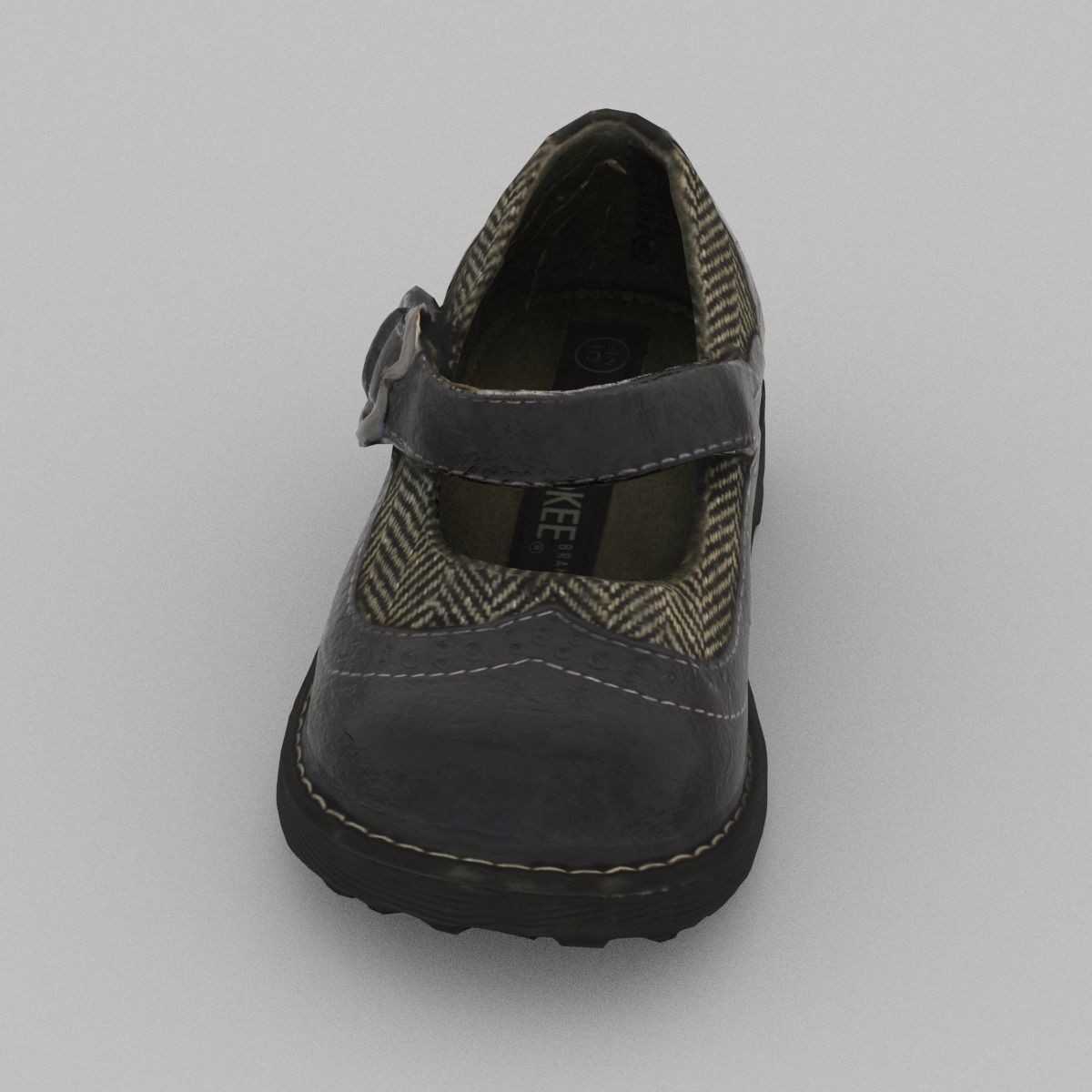 Child Shoe Low Poly Low-poly 3D model_17