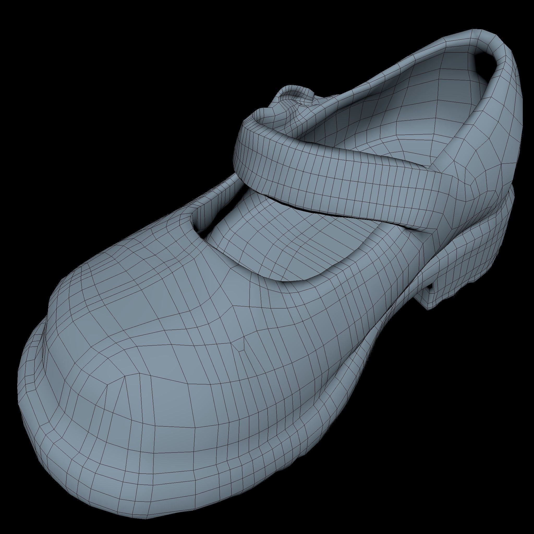 Child Shoe Low Poly Low-poly 3D model_6