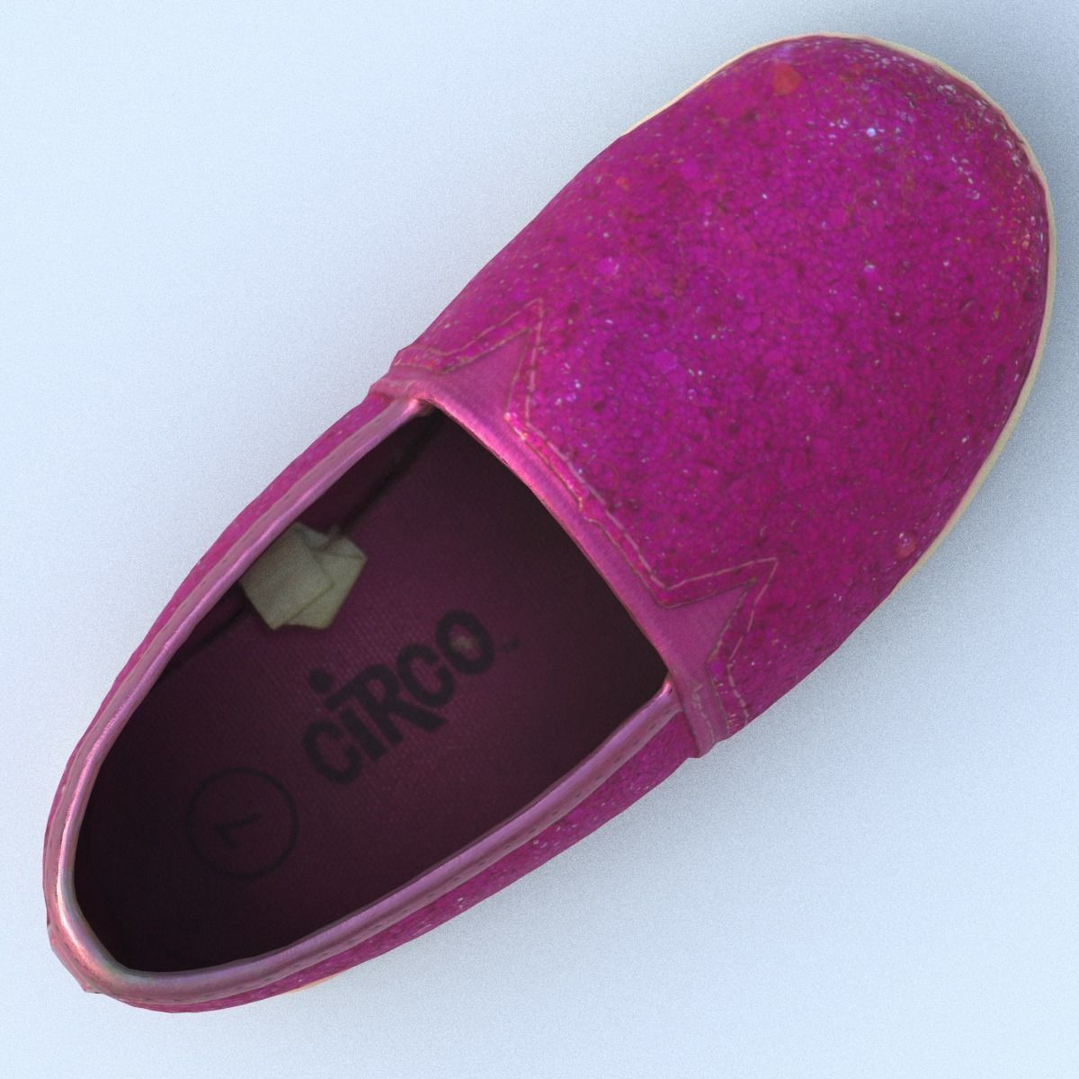 Shoe Middle Poly 3D model_2