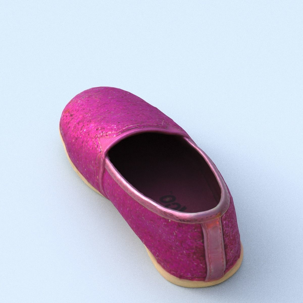 Shoe Middle Poly 3D model_10