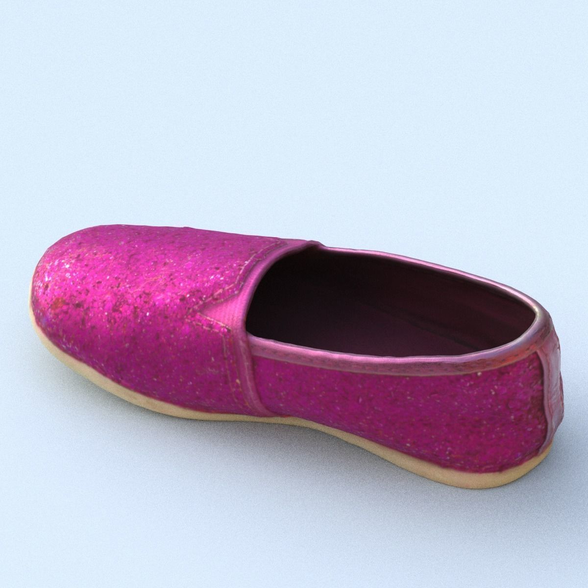 Shoe Middle Poly 3D model_12