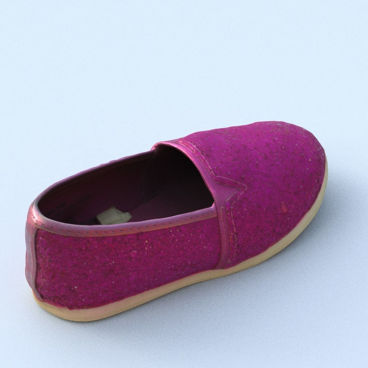 Shoe Middle Poly 3D model_8