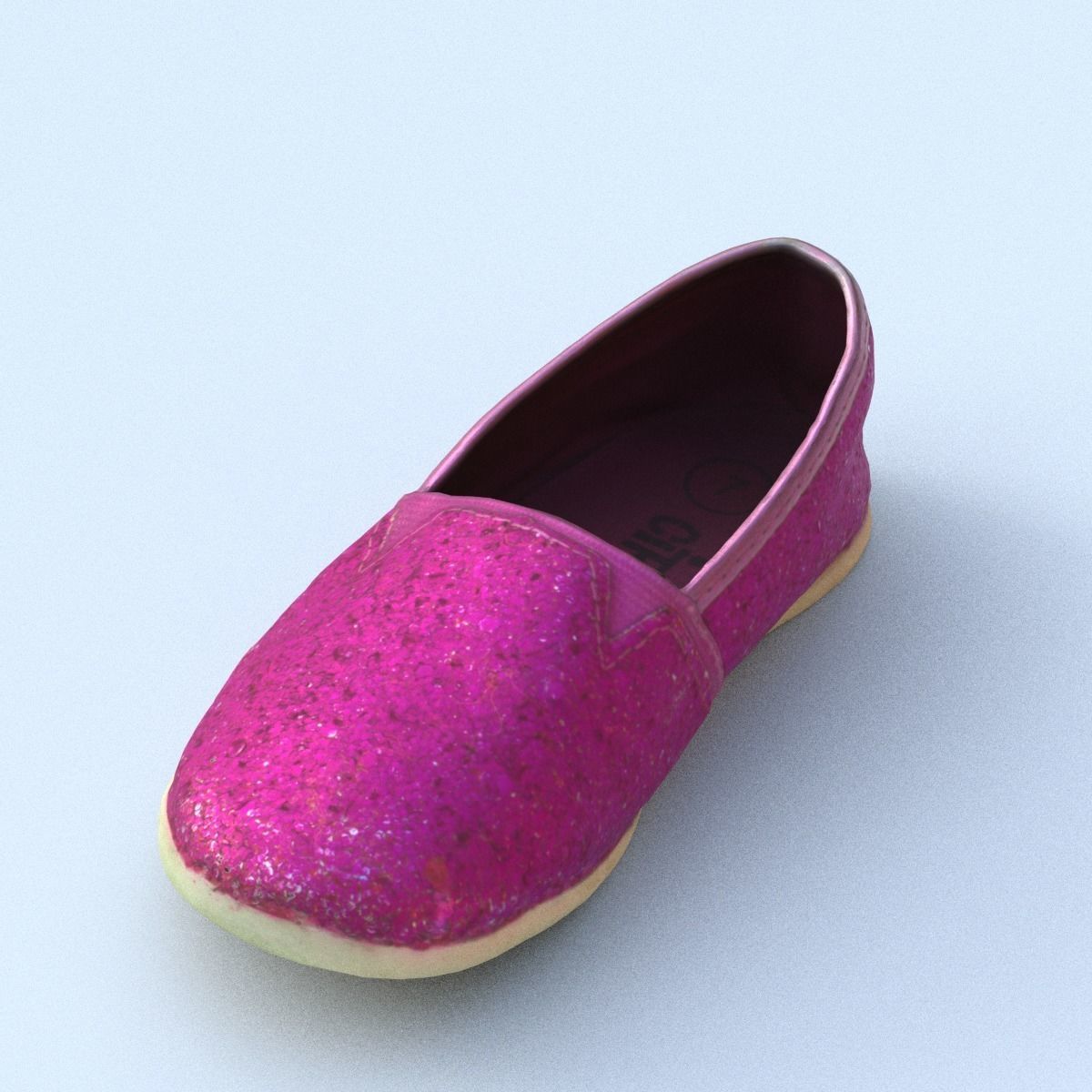 Shoe Middle Poly 3D model_15