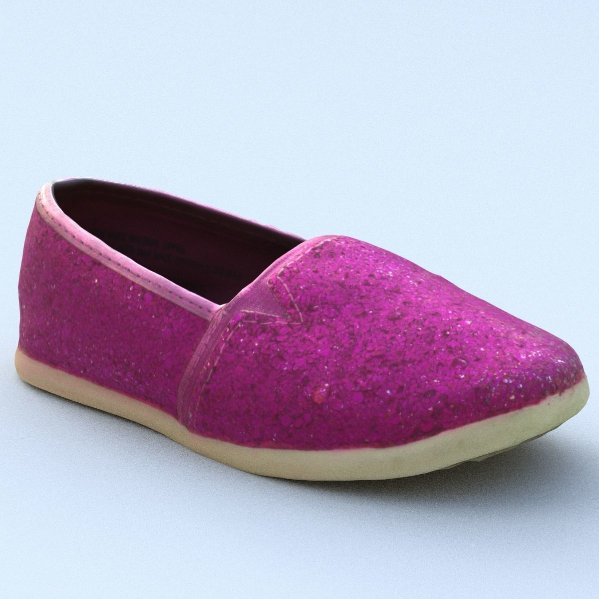 Shoe Middle Poly 3D model_1