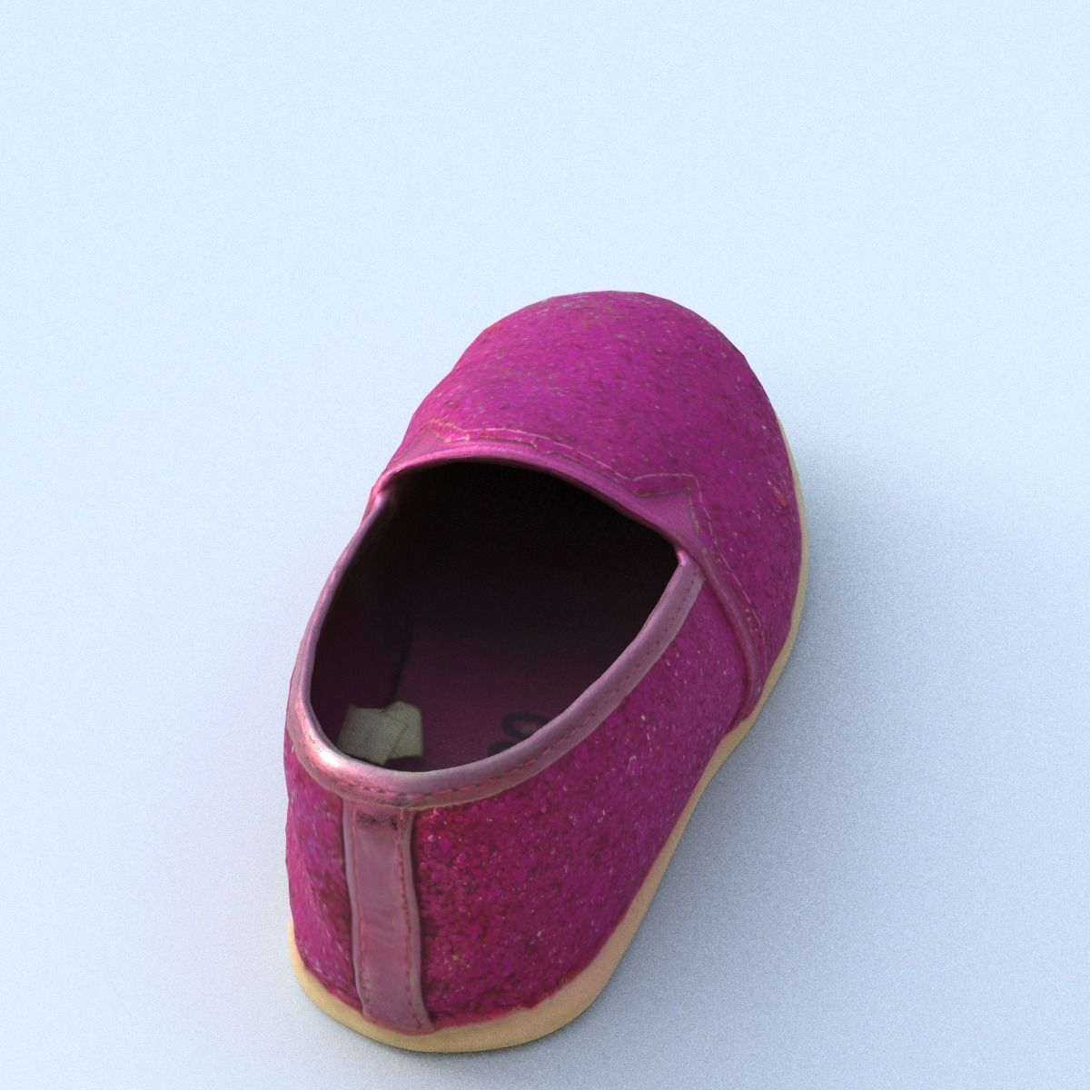 Shoe Middle Poly 3D model_9