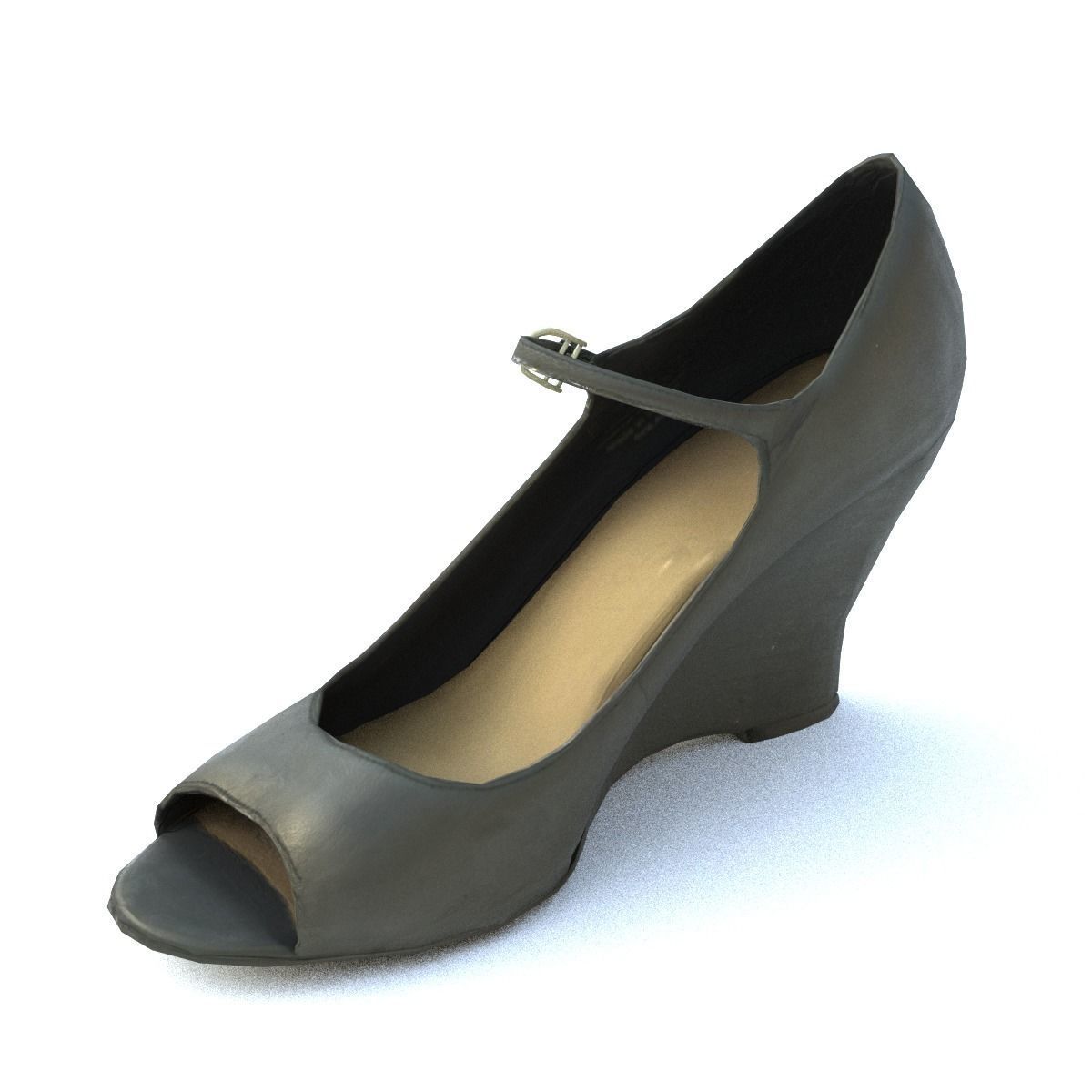 Shoe Low Poly Low-poly 3D model_13