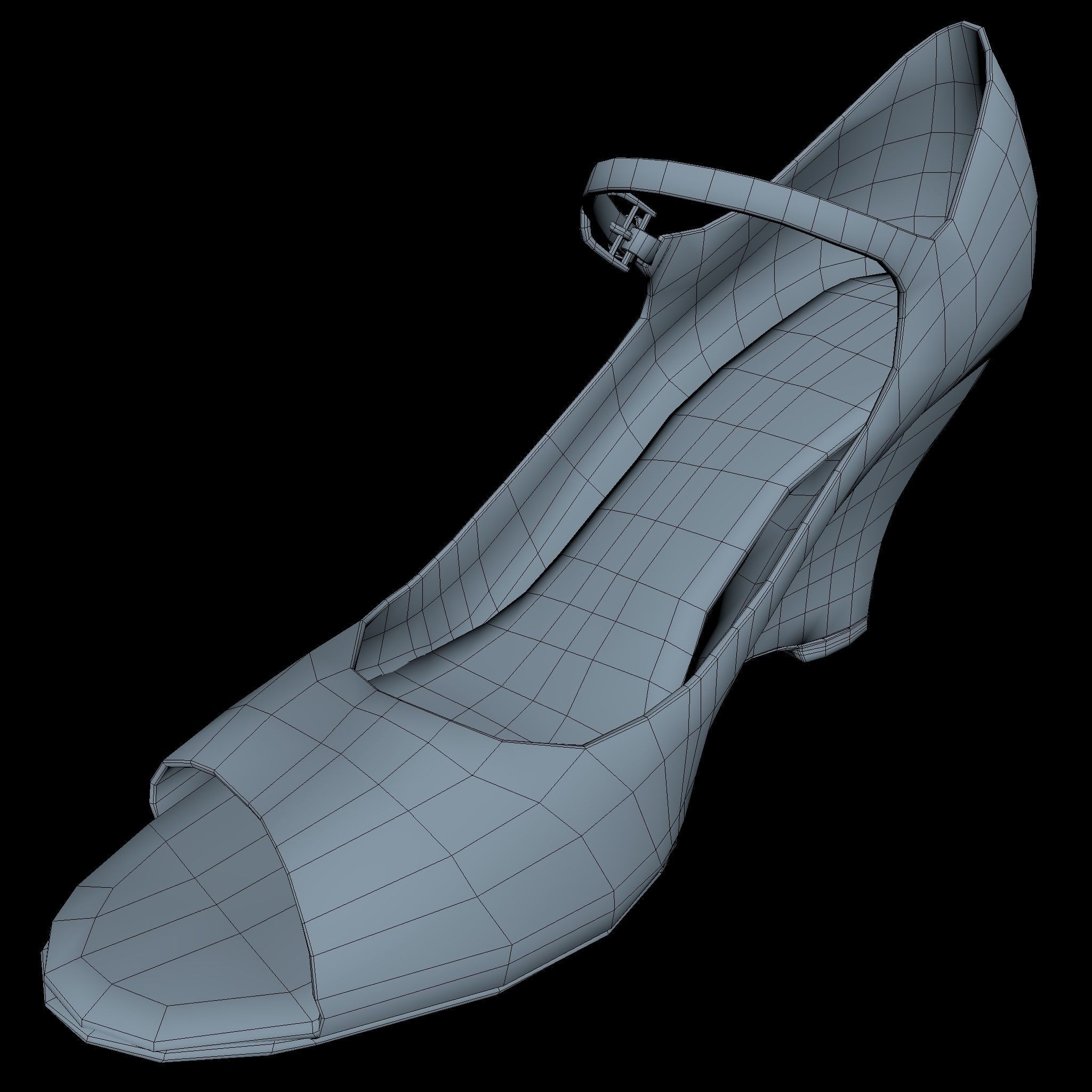 Shoe Middle SM 3D model_9