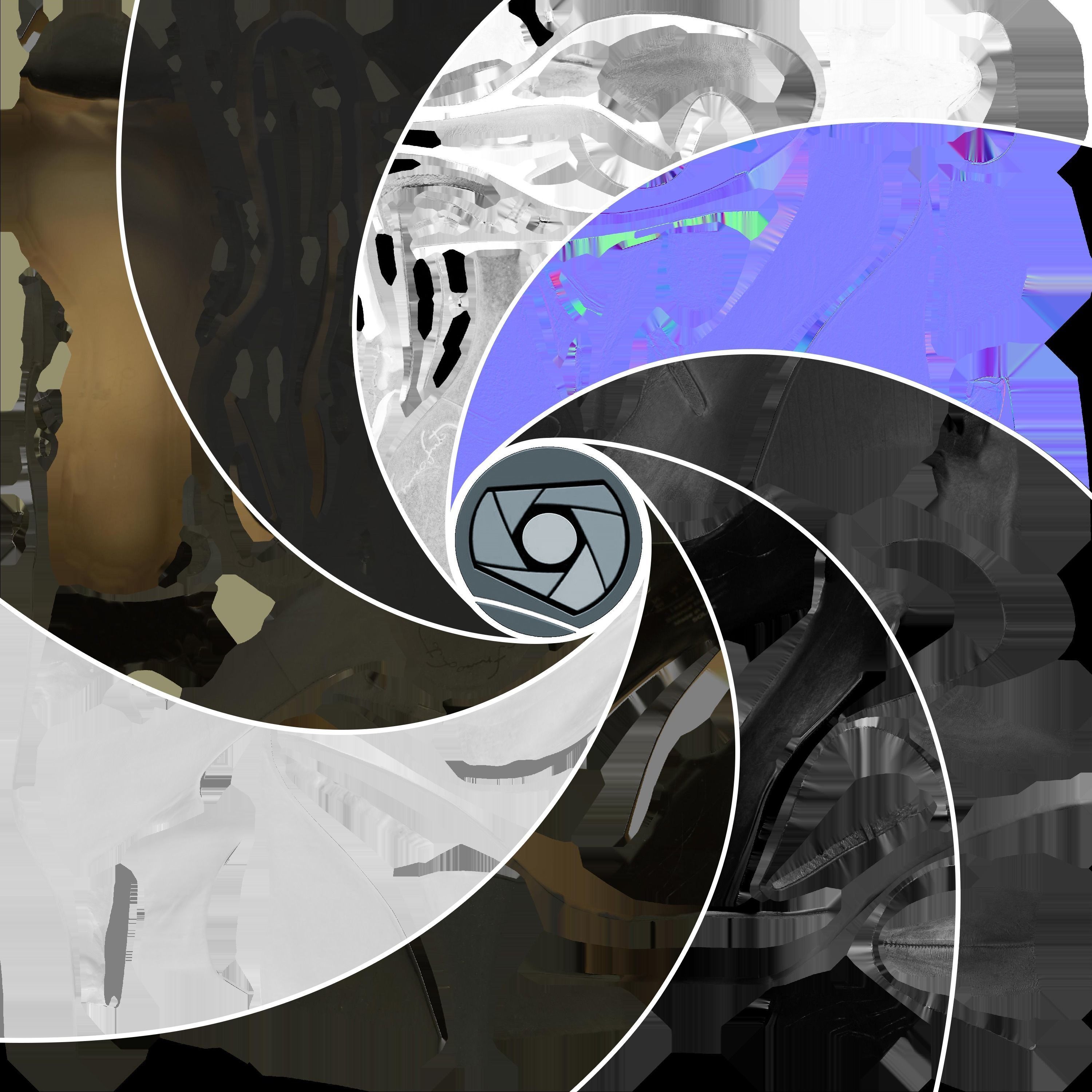 Shoe Middle SM 3D model_10